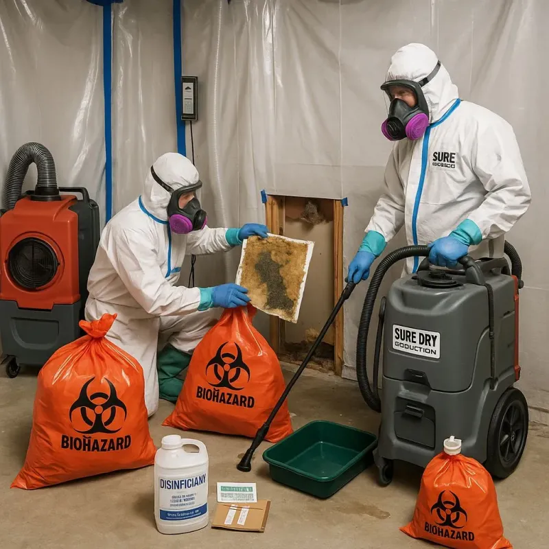 Contaminated Water Handling Protocols process in Sabine Parish, LA