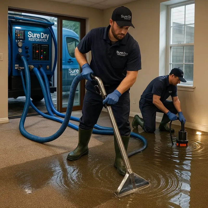 Water Extraction and Removal process in Sabine Parish, LA